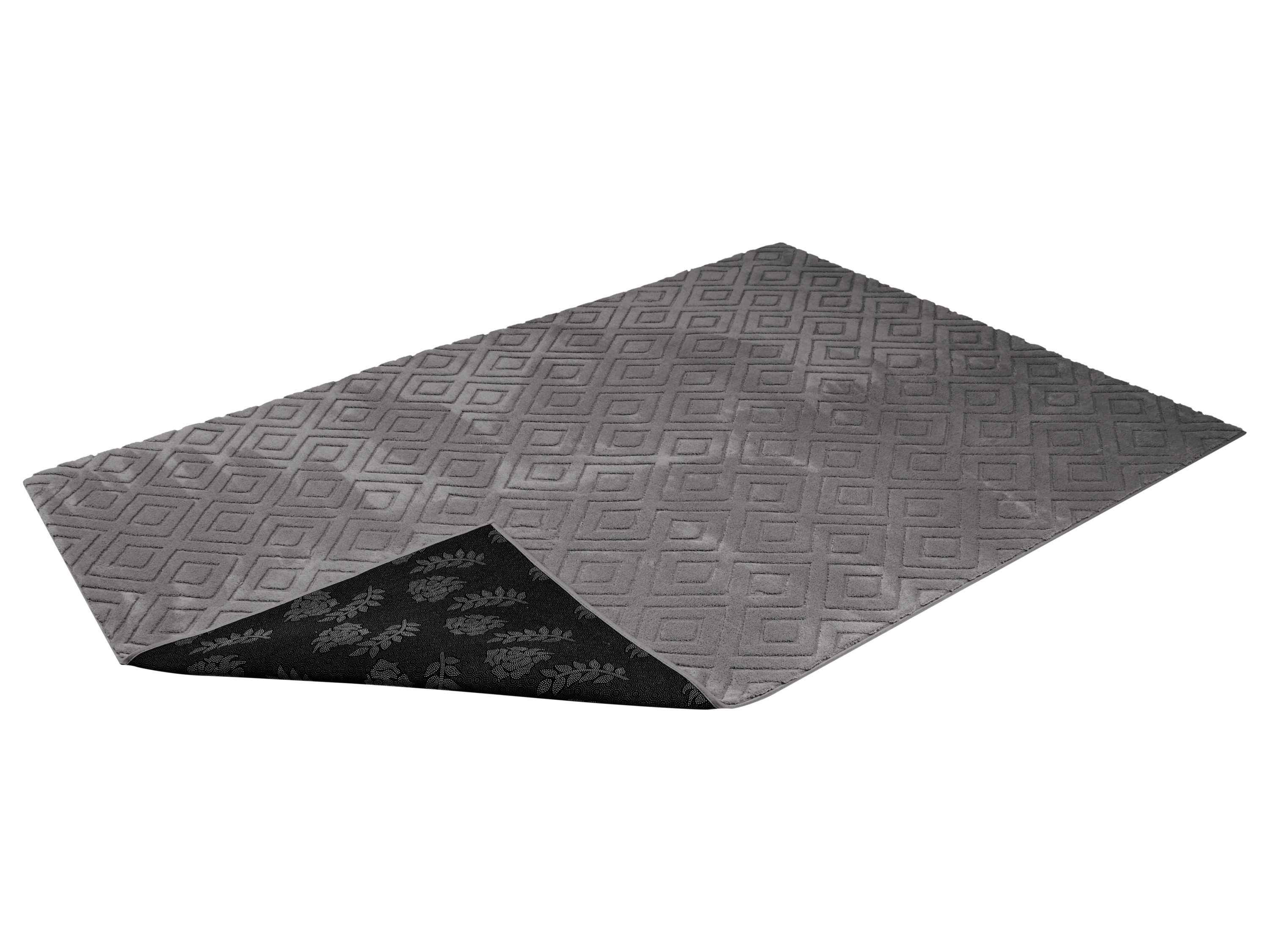 LIVARNO® Koberec s dlhým vlasom, 160 x 230 cm (sivá)