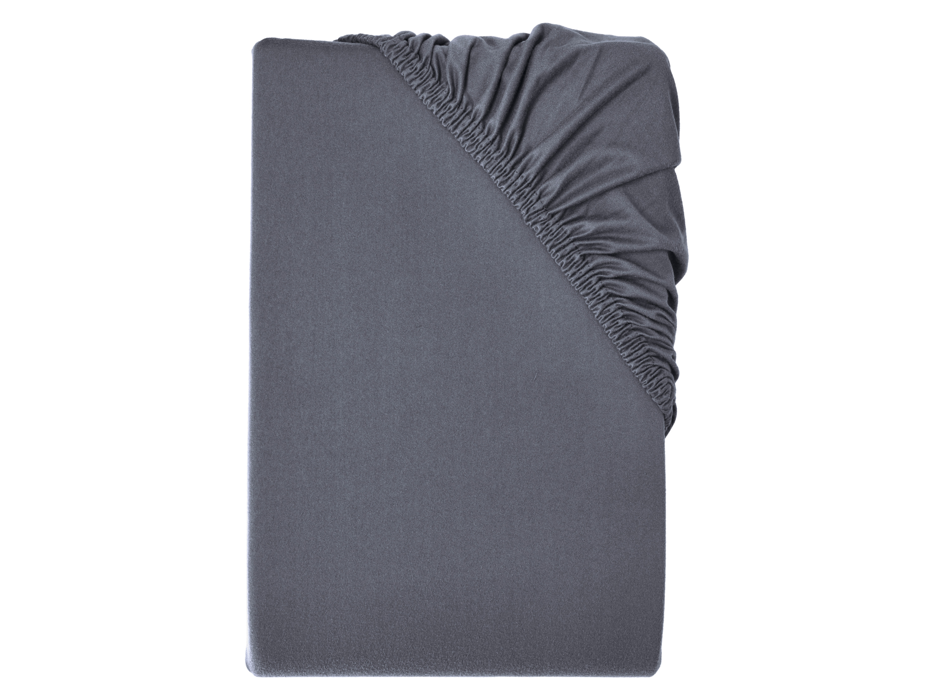 LIVARNO Džersejová napínacia plachta z mikrovlákna, 140 – 160 x 200 cm (antracitová)