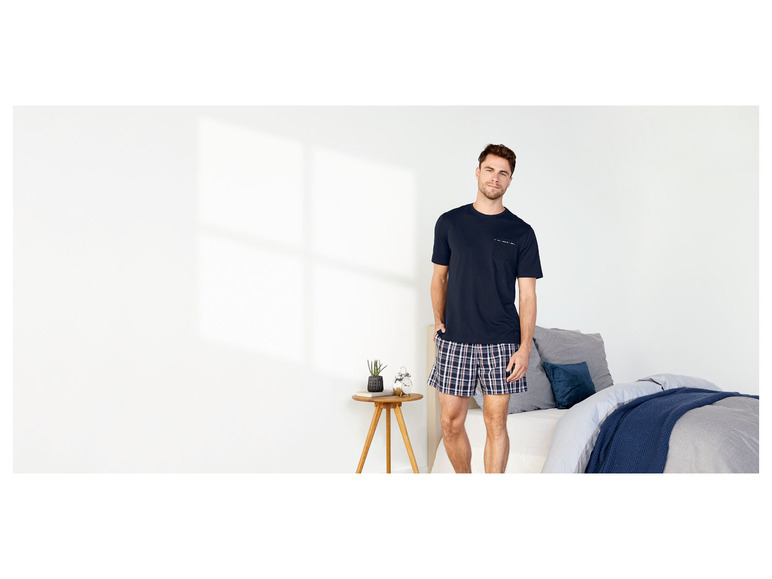 Prejsť na zobrazenie na celú obrazovku: LIVERGY Pánske bavlnené krátke pyžamo – obrázok 4