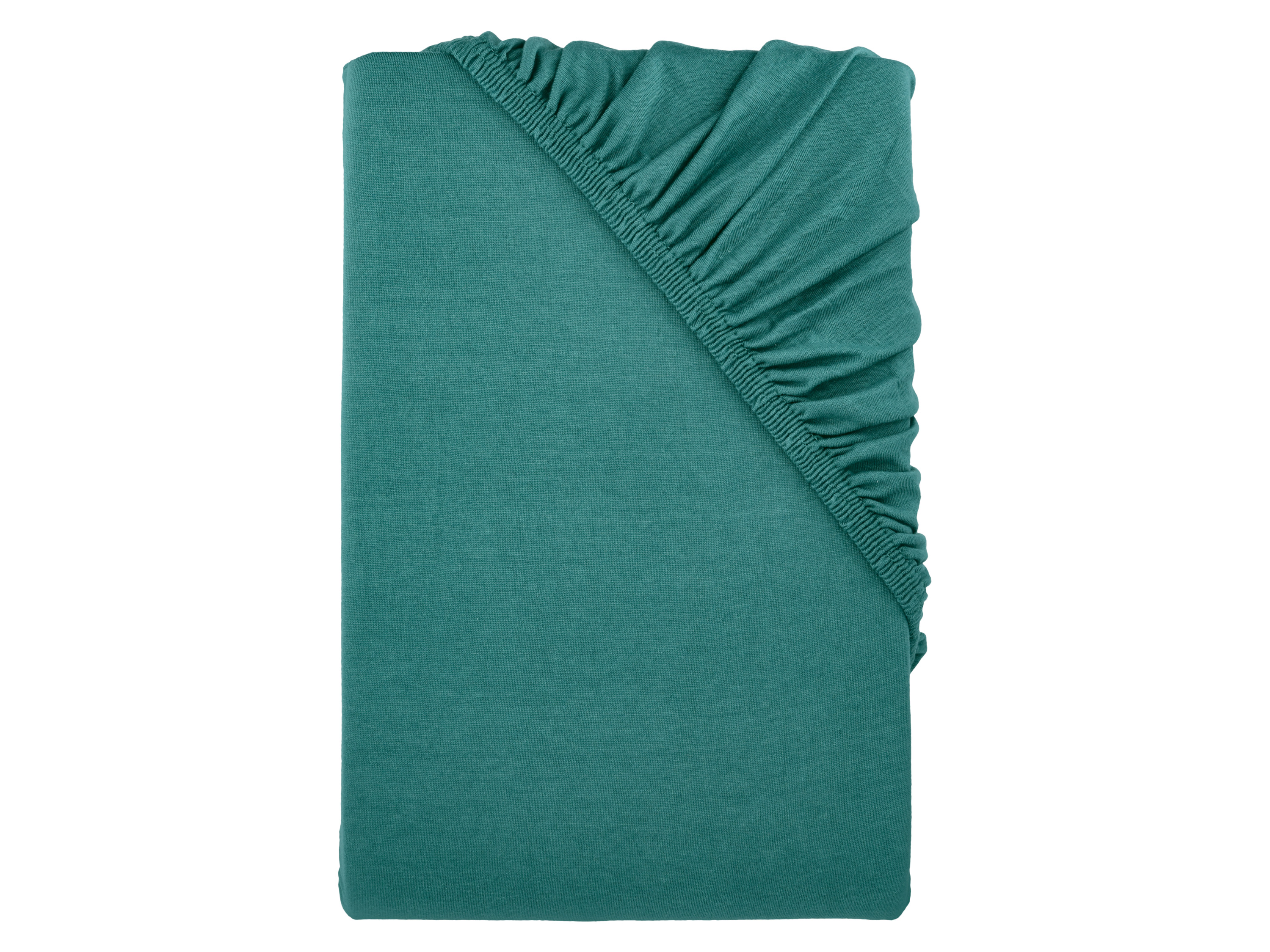 LIVARNO® Napínacia džersejová plachta, 90 – 100 x 200 cm (tmavozelená)