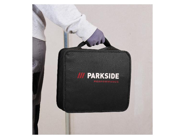 Čierna taška na náradie Parkside Performance.