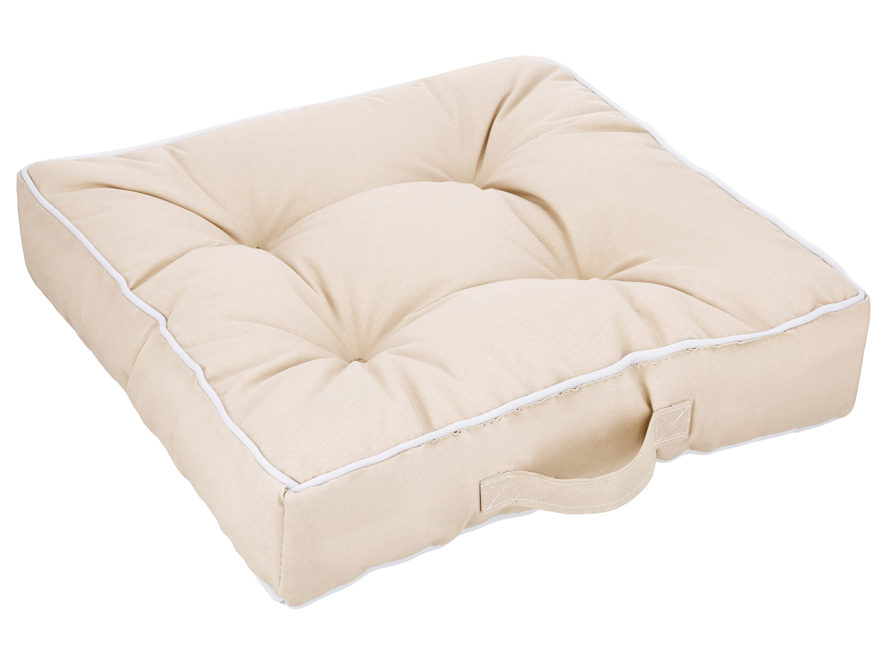 LIVARNO® Podsedák do exteriéru, 39 x 39 x 8 cm (béžová)