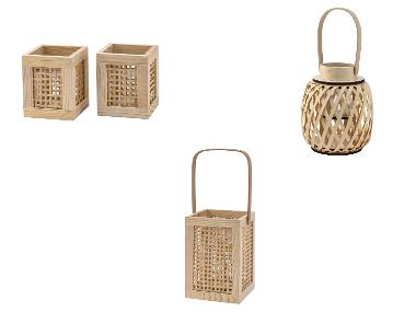 LIVARNO home Drevený lampáš