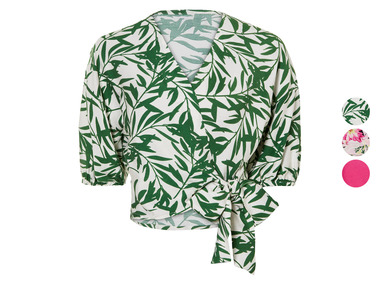 esmara® Dámska zavinovacia blúzka