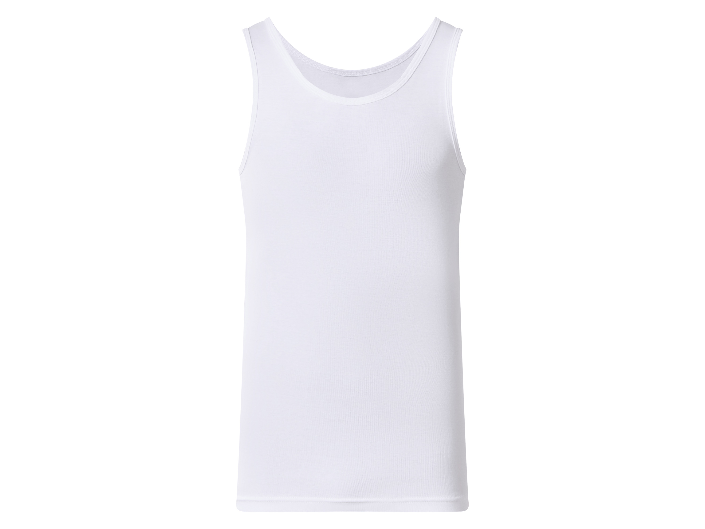 esmara Men Pánske tielko z jemnej rebroviny (biela, 7/XL)