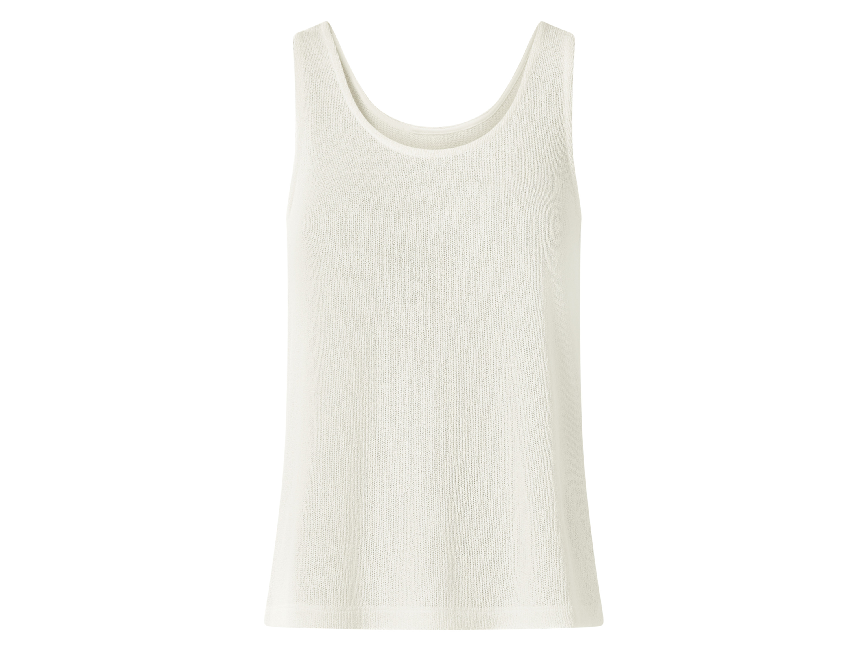 esmara® Dámsky top z jemného úpletu (biela, S (36/38))
