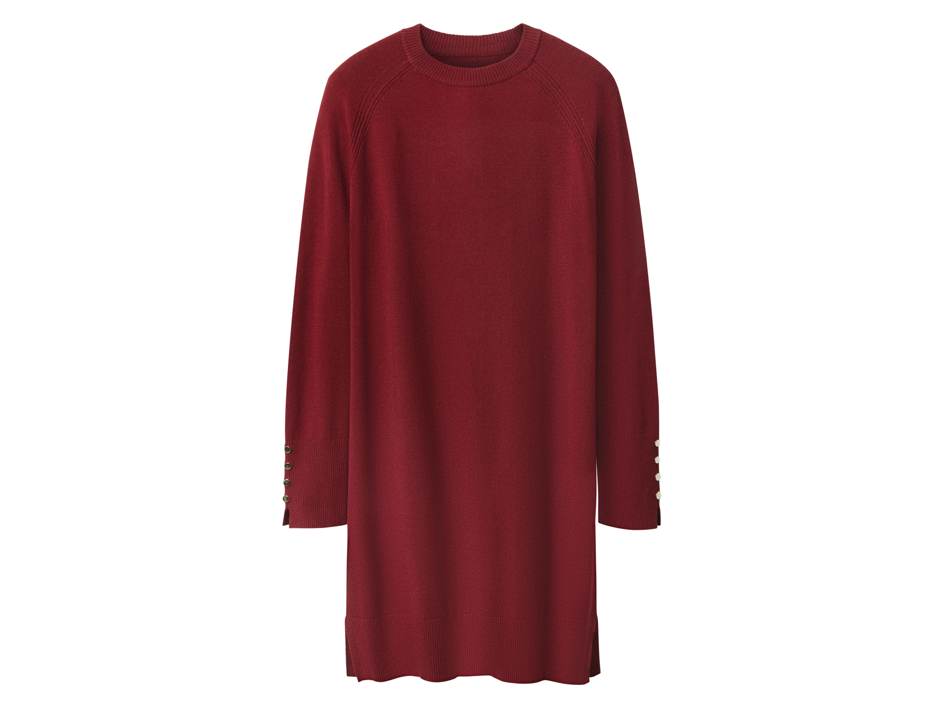 esmara® Dámske pletené šaty (červená, S (36/38))
