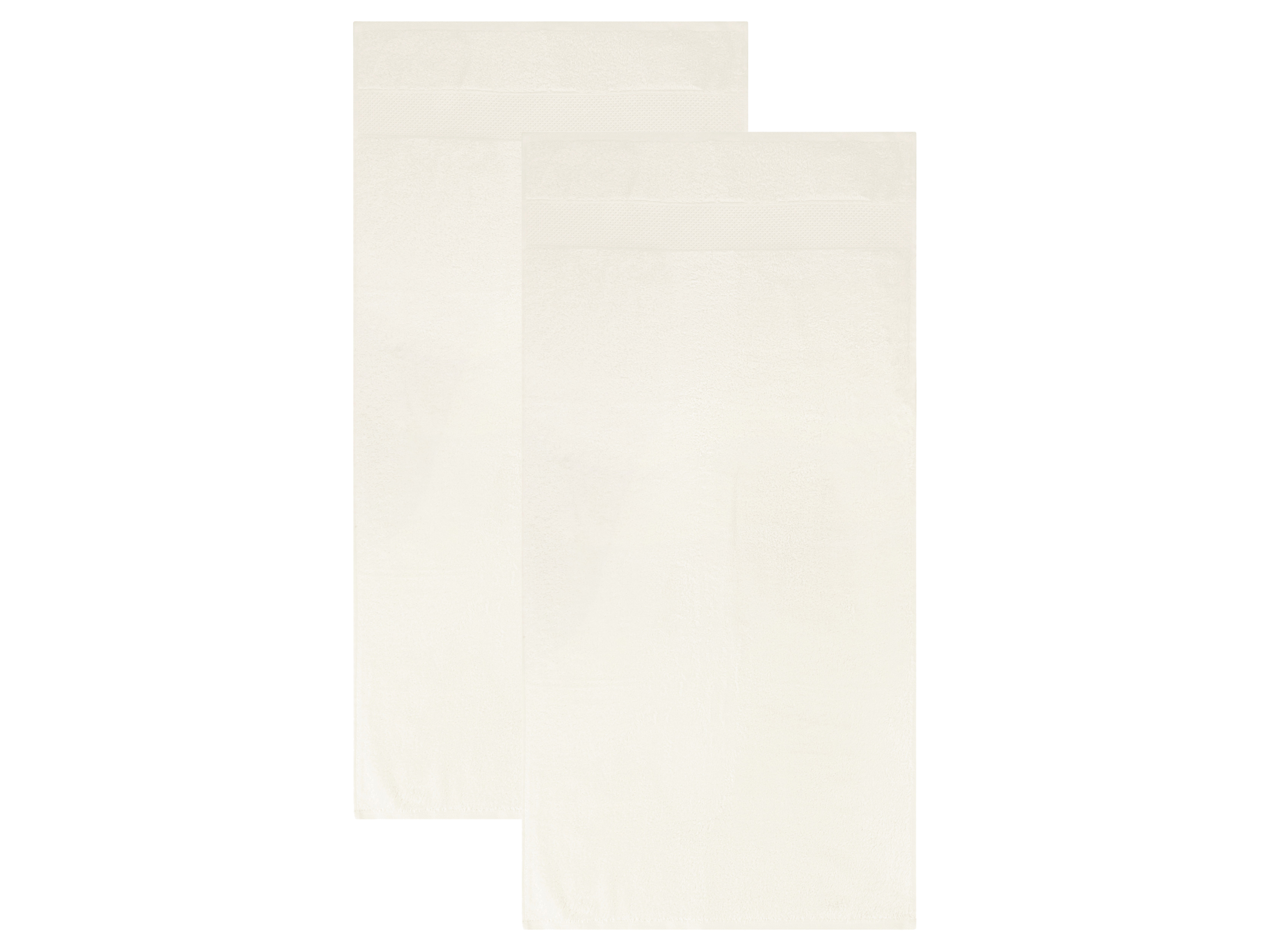 LIVARNO® Uterák Premium, 50 x 100 cm, 2 kusy (biela)