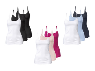 esmara® Dámsky top s úzkymi ramienkami, 3 kusy