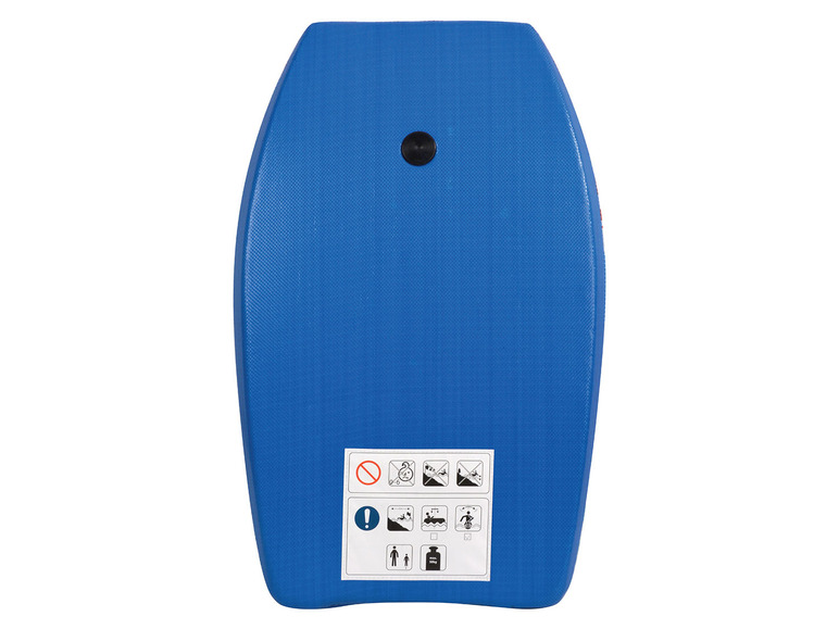 Modrý bodyboard na vodné športy.