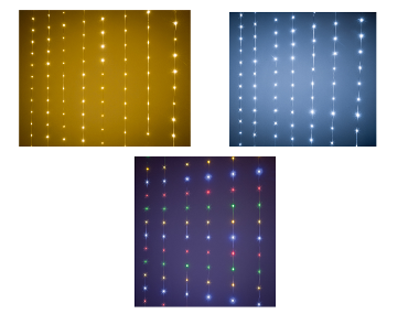 LIVARNO® Svetelný LED záves, 3 x 3 m, 300 mikro LED