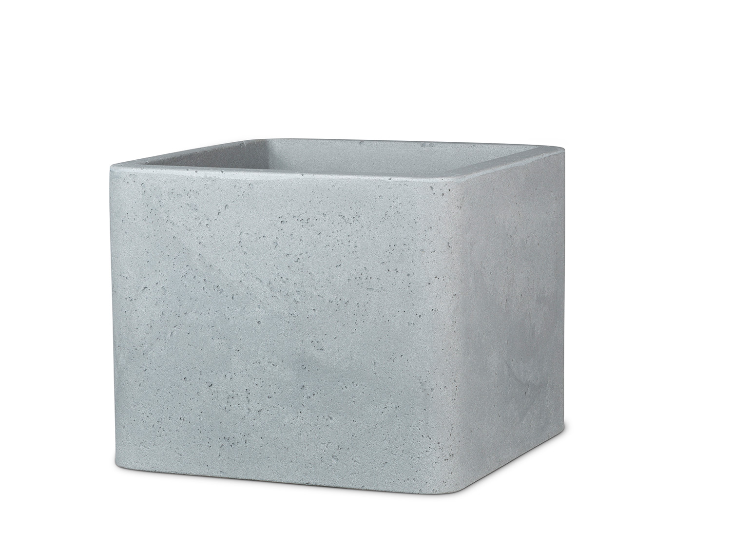 E-shop Scheurich Kvetináč Cube (kamenistá sivá, Ø 40 cm)