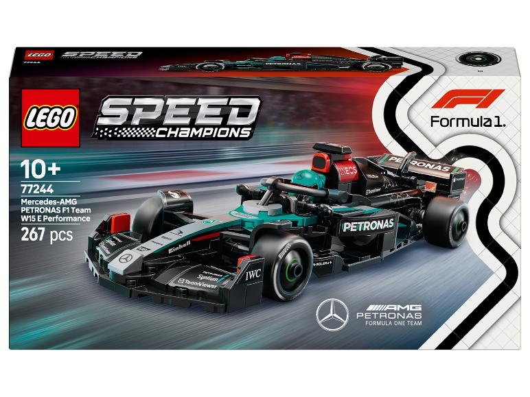 Súprava LEGO Speed Champions Mercedes-AMG F1 W15 E Performance, 267 dielikov.