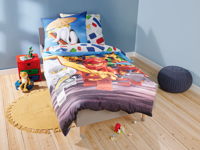 Prejsť na zobrazenie na celú obrazovku: LEGO Detská posteľná bielizeň Ninjago/City, 140 x 200 cm – obrázok 3