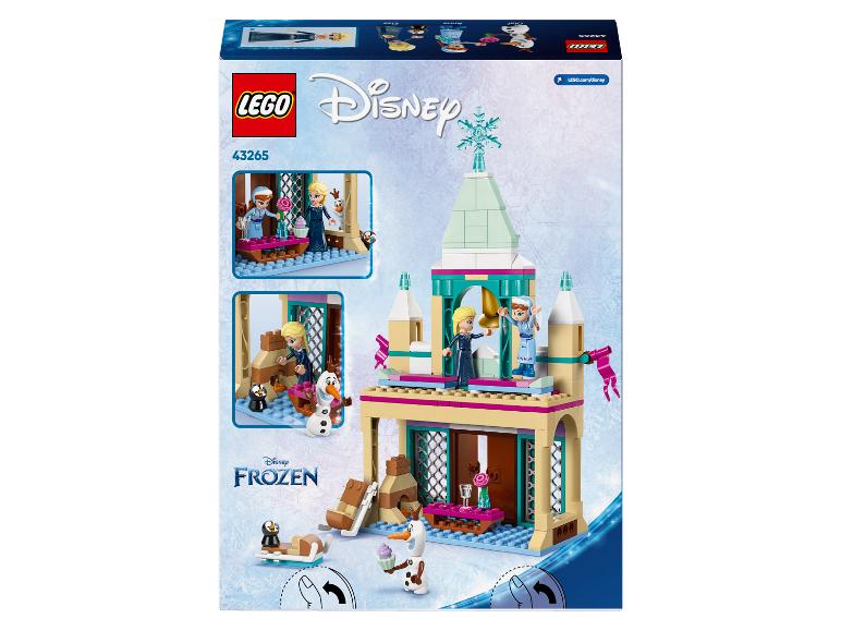 Súprava LEGO Disney Frozen 43265 s hradom, figúrkami Elsy a Anny