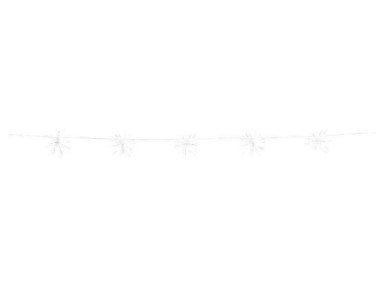 Livarno home Svetelná LED reťaz, 200 LED (5x púpava, studená biela)