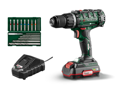 PARKSIDE® Aku vŕtací skrutkovač s príslušenstvom 20 V PABS 20-Li G8