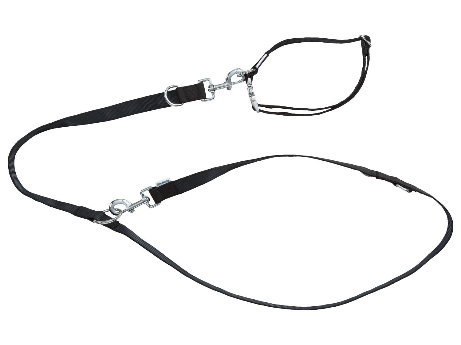zoofari® Obojok a vôdzka pre psa (čierna, S)