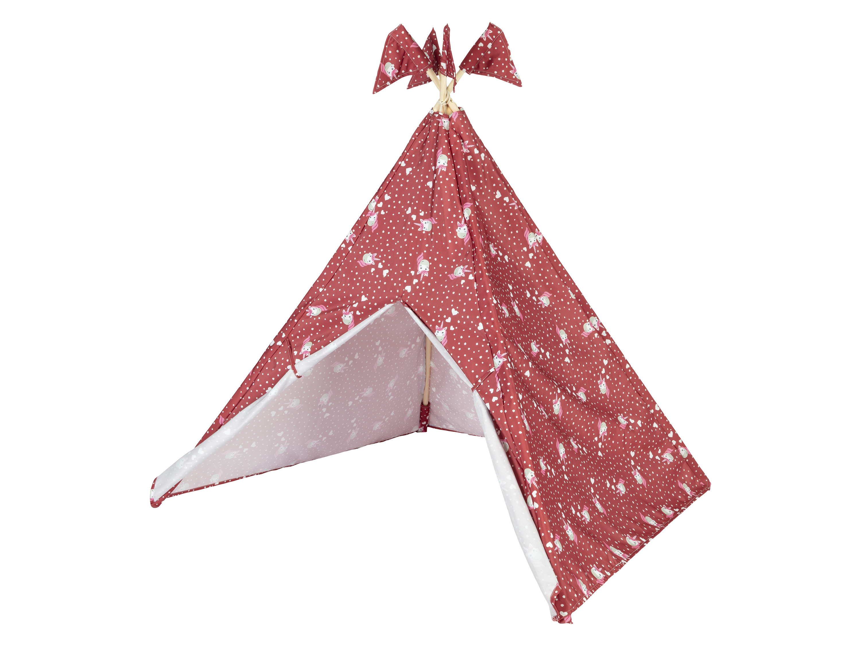 lupilu® Detský stan Teepee (červená)