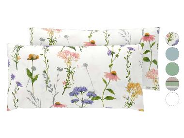 LIVARNO® Obliečka na vankúš, 80 x 40 cm, 2 kusy