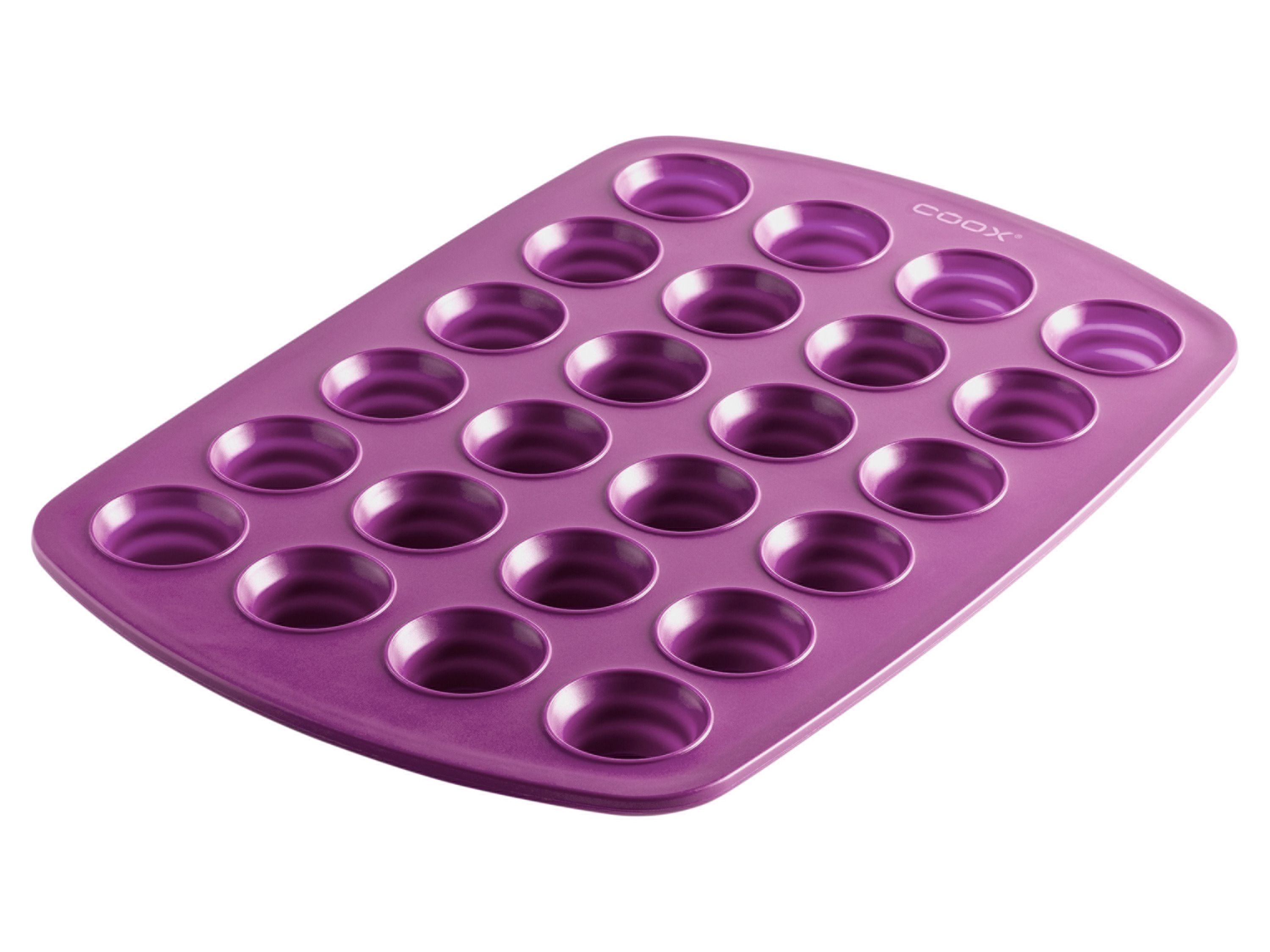 Coox Silikónová forma na muffiny  (fialová)