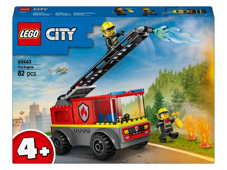 LEGO City 60463 Hasičské auto s 82 dielikmi a dvoma minifigúrkami