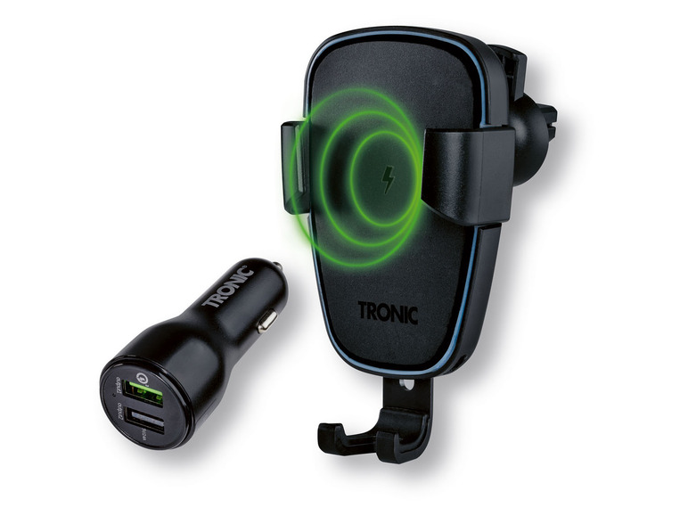 Prejsť na zobrazenie na celú obrazovku: TRONIC® Držiak smartfónu do automobilu s nabíjacou funkciou QI® – obrázok 3