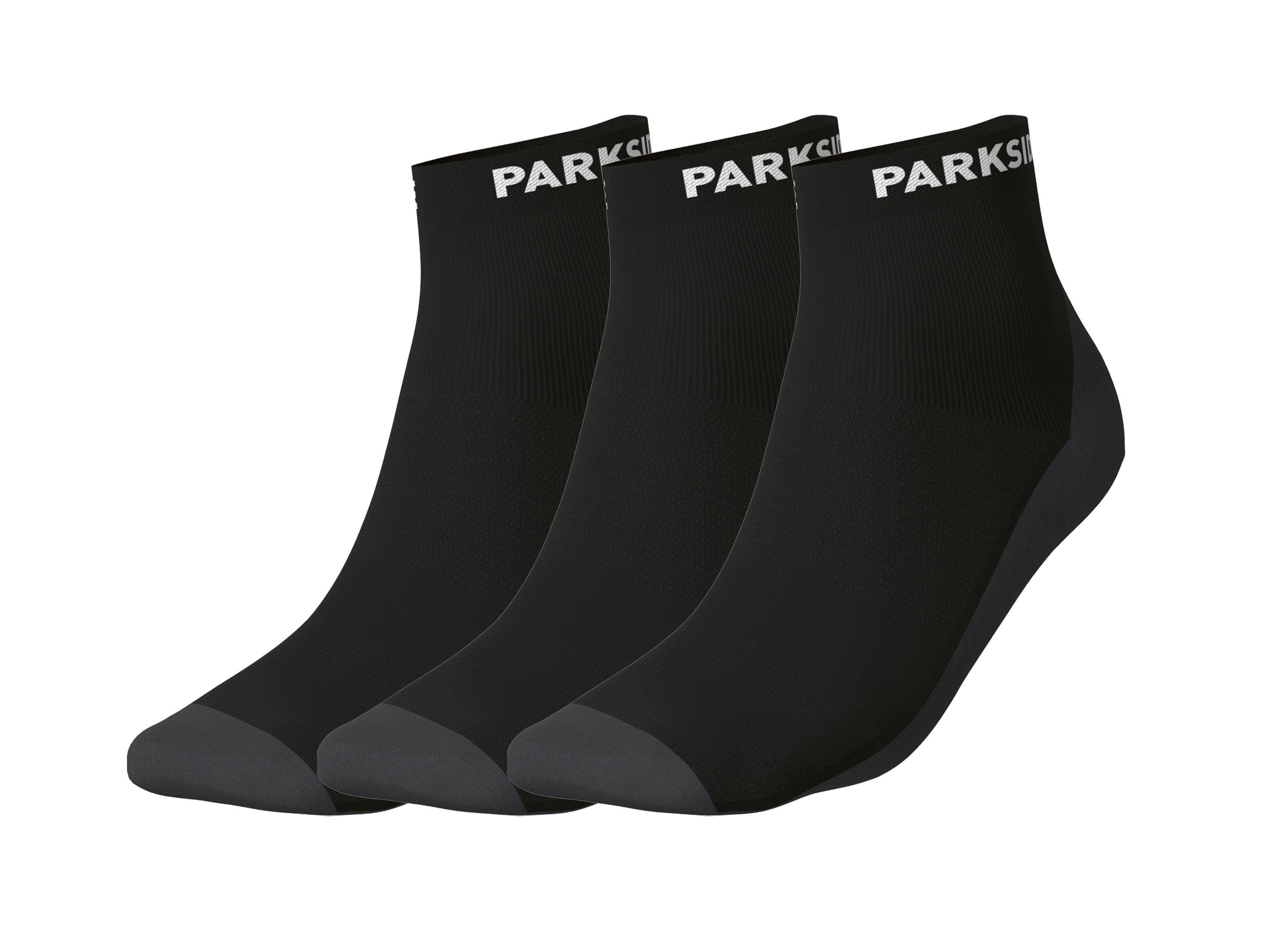 E-shop PARKSIDE® Pánske krátke pracovné ponožky, 3 páry (čierna, 39-42)