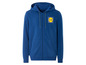 Modrá mikina na zips s logom Lidl.