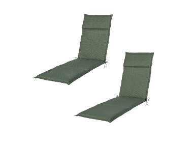 LIVARNO® Podsedák na kreslo Houston, zelená, 2 kusy
