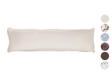 LIVARNO® Saténová obliečka z mikrovlákna na vankúš na spánok na boku, 40 x 145 cm