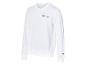 Biela Champion mikina s dlhými rukávmi.