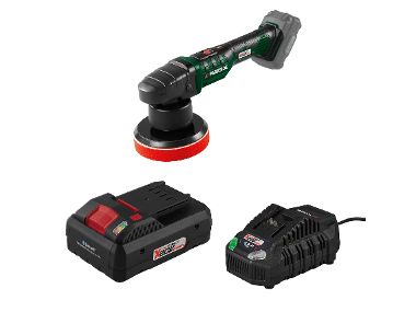 PARKSIDE® Aku leštička PPMA 20-Li C4 + Smart akumulátor 20 V/4 Ah PAPS 204 B1 + Rýchlonabíjačka akumulátora 20 V/4,5 A PLG 20 C3