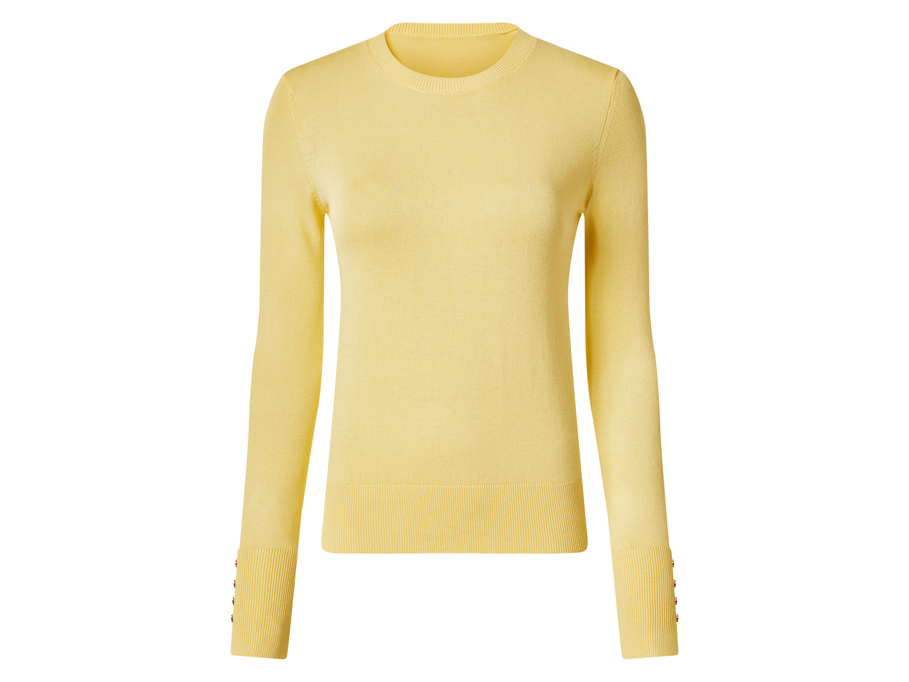 esmara® Dámsky pulóver (žltá, XS (32/34))