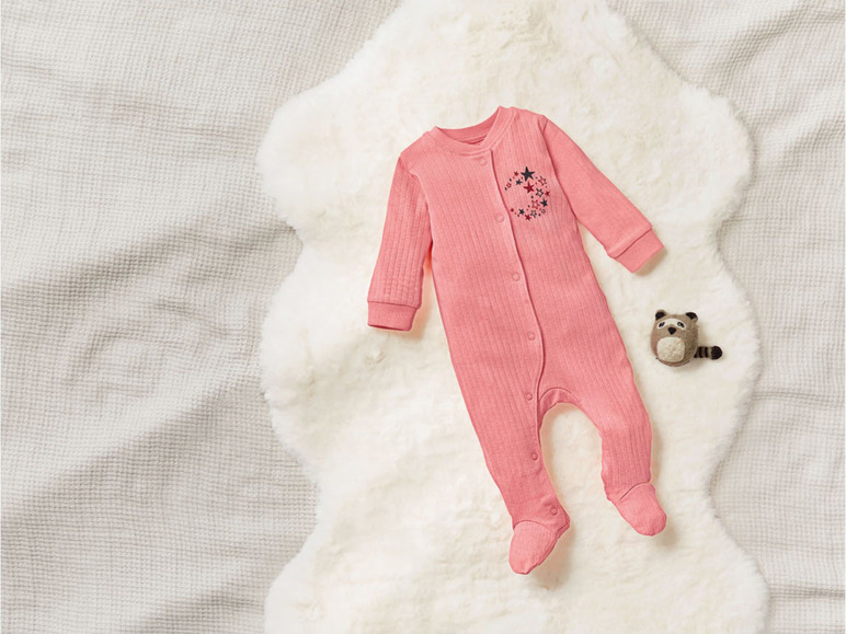 Prejsť na zobrazenie na celú obrazovku: lupilu® Dievčenský bavlnený overal na spanie pre bábätká BIO – obrázok 7