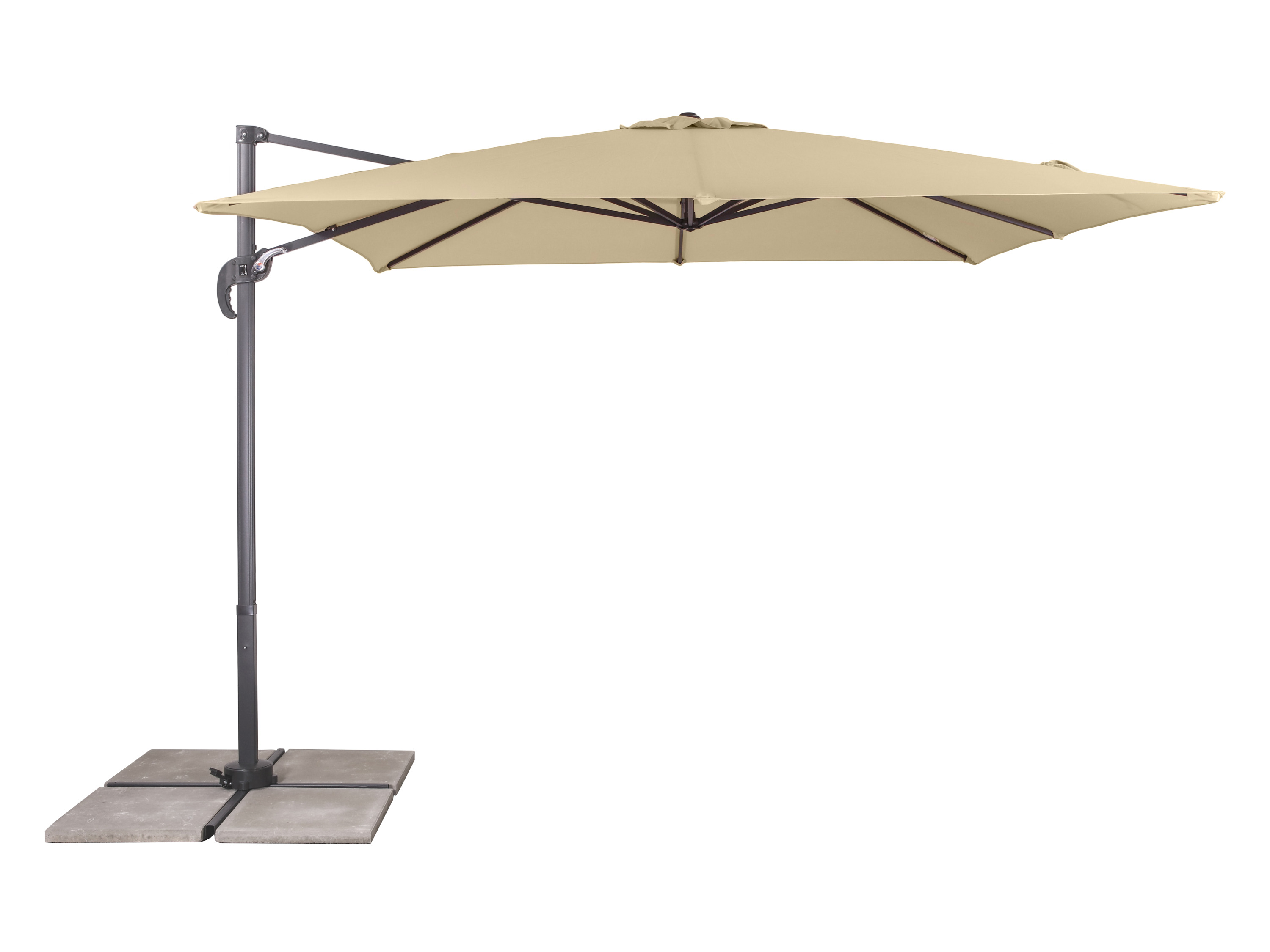 SCHNEIDER Slnečník Valencia Grande 280 x 280 cm (prírodná)