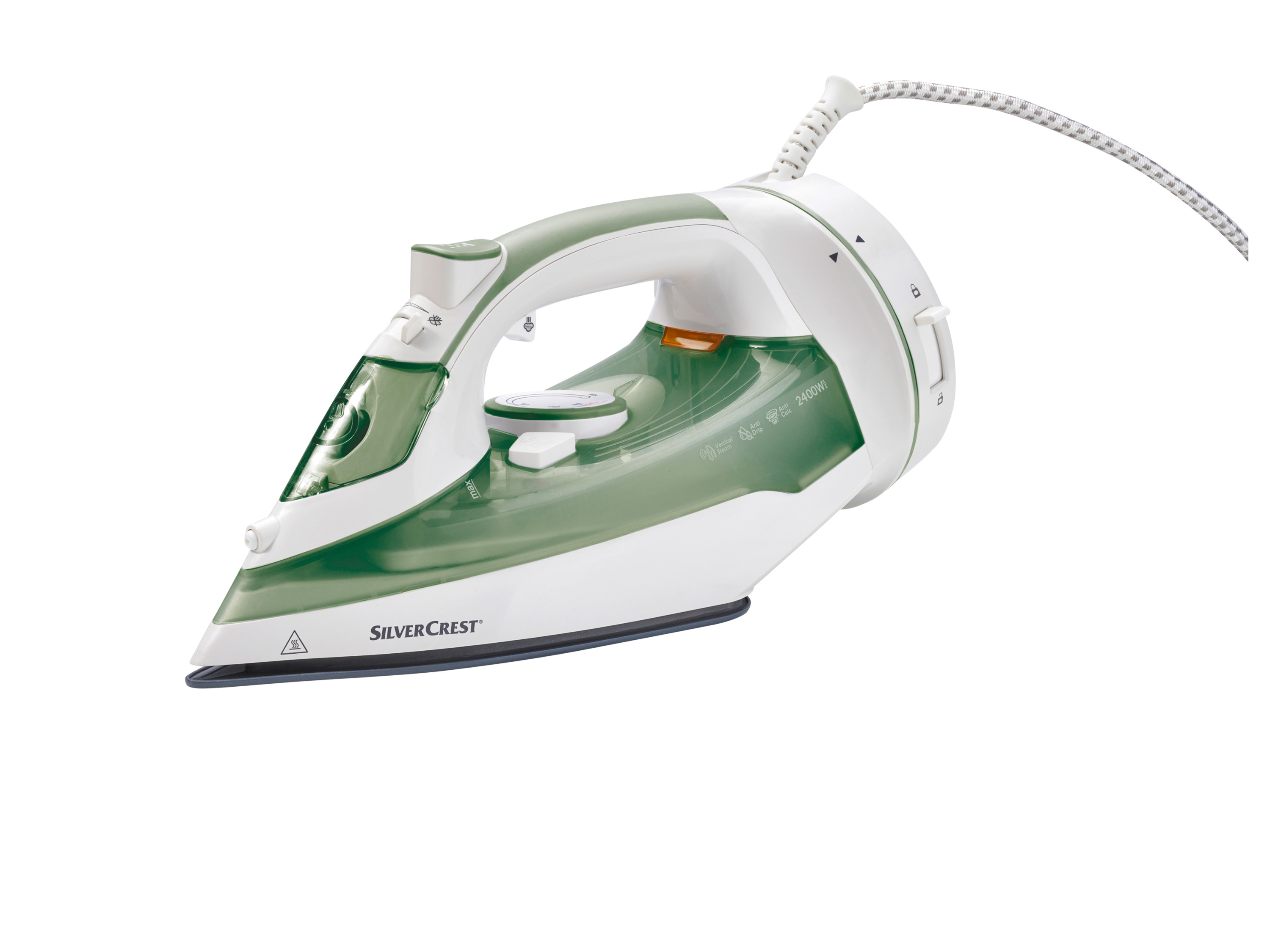 SILVERCREST® Bezdrôtová naparovacia žehlička SDBK 2400 E1 (zelená)