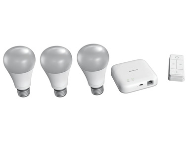 LIVARNO home Štartovacia súprava Gateway so žiarovkami Zigbee Smart Home