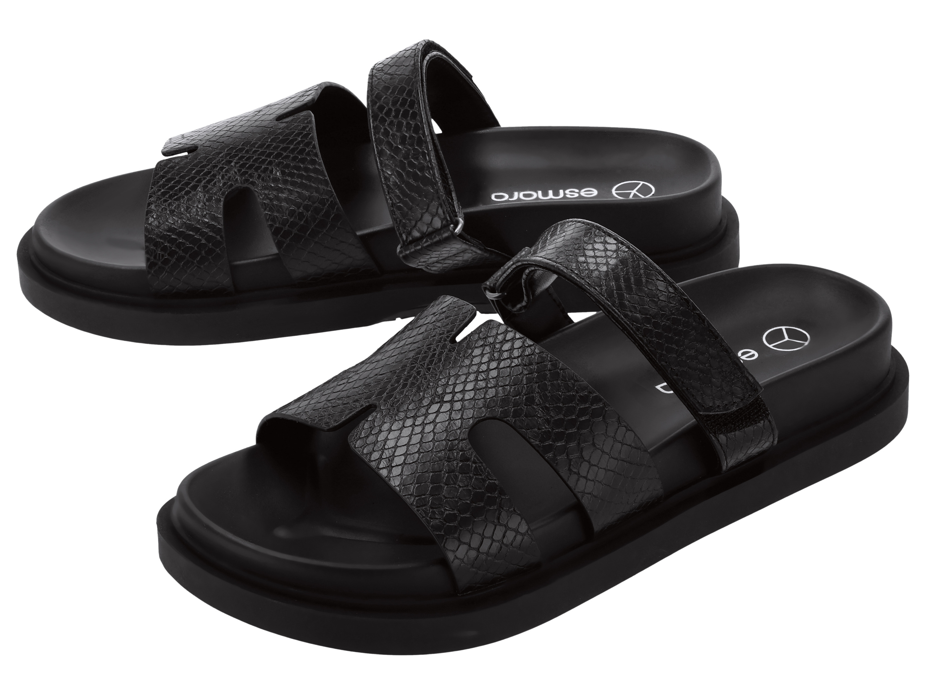 ESMARA® Dámske šľapky (čierna, 36)