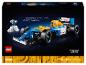 Pretekárske auto LEGO Icons Williams Racing FW14B a minifigúrka Nigela Mansella.