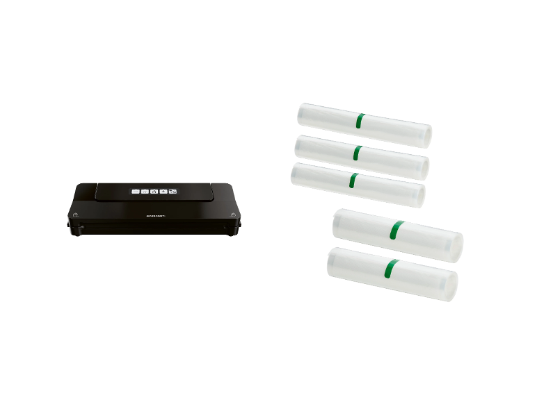 SILVERCREST® KITCHEN TOOLS Vákuovačka SV 125 C7/SOV 125 C7 + Fólie na vákuové balenie SFS 300 C1/SOFS 300 C1
