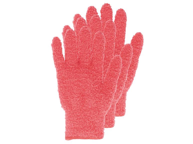 W5 Rukavice na prach z mikrovlákna, 3 kusy (oranžová, S/M)