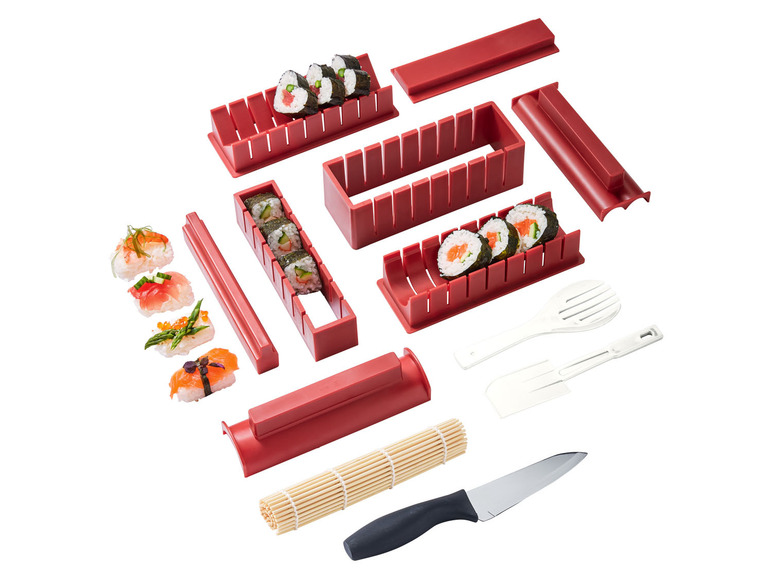 Prejsť na zobrazenie na celú obrazovku: ERNESTO® Forma na prípravu sushi, 13-dielna súprava – obrázok 10
