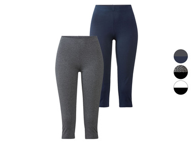 esmara® Dámske capri legíny, 2 kusy