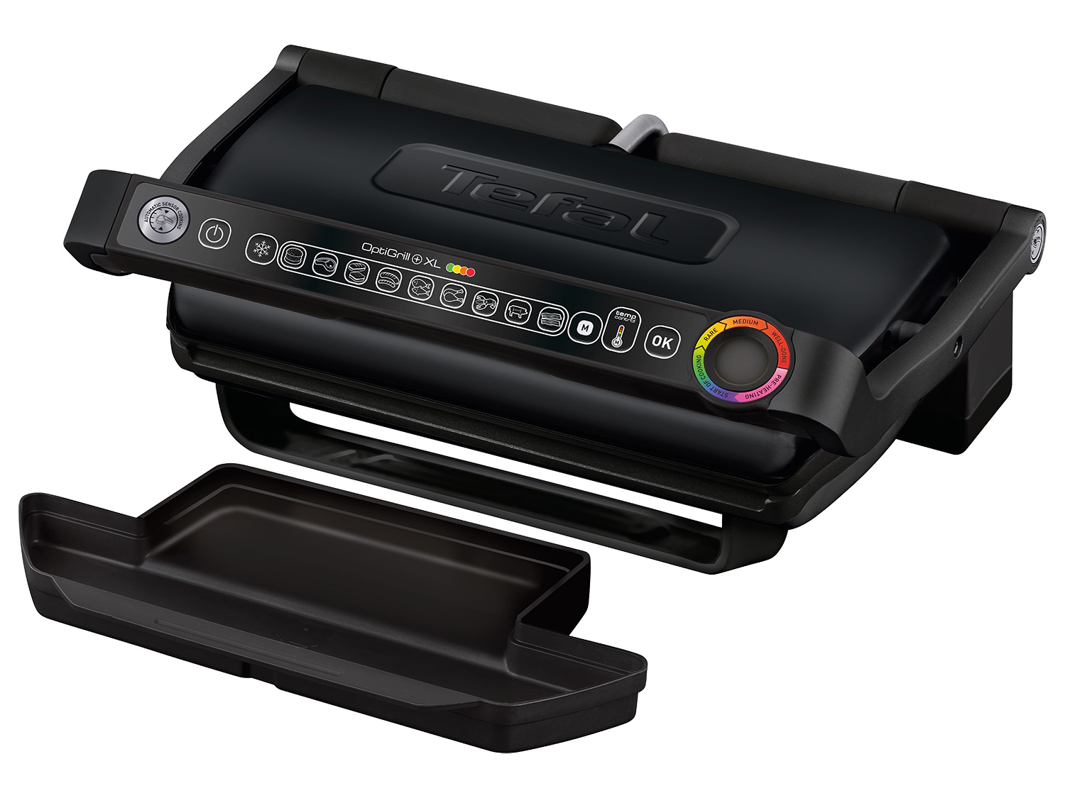 Tefal Elektrický gril Optigrill XL čierny GC722810