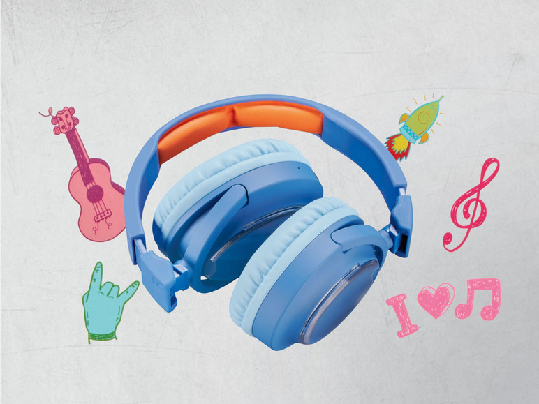 Prejsť na zobrazenie na celú obrazovku: SILVERCREST® Detské slúchadlá On-Ear Bluetooth® – obrázok 7