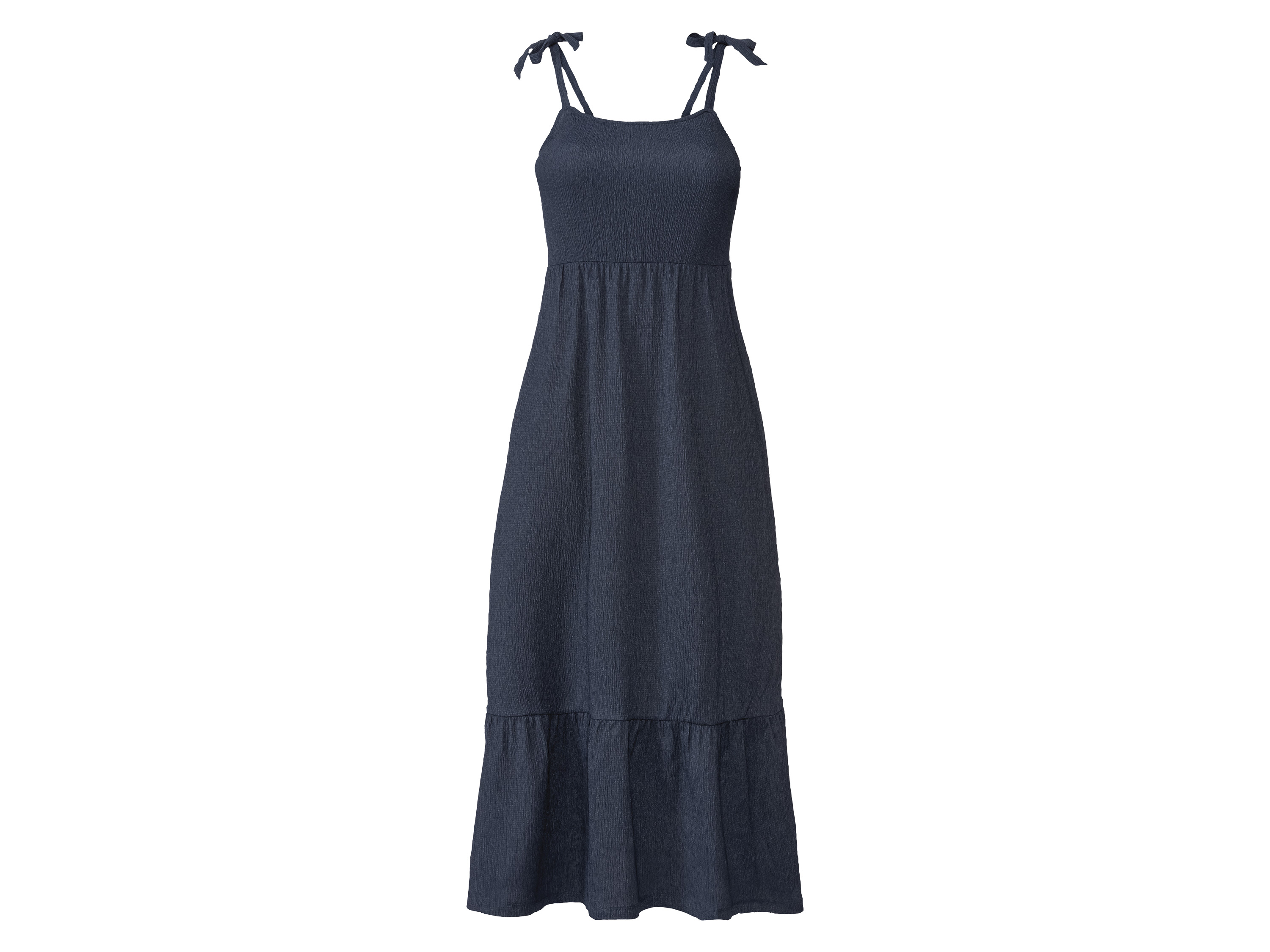 esmara® Dámske midi šaty (S (36/38), námornícka modrá)