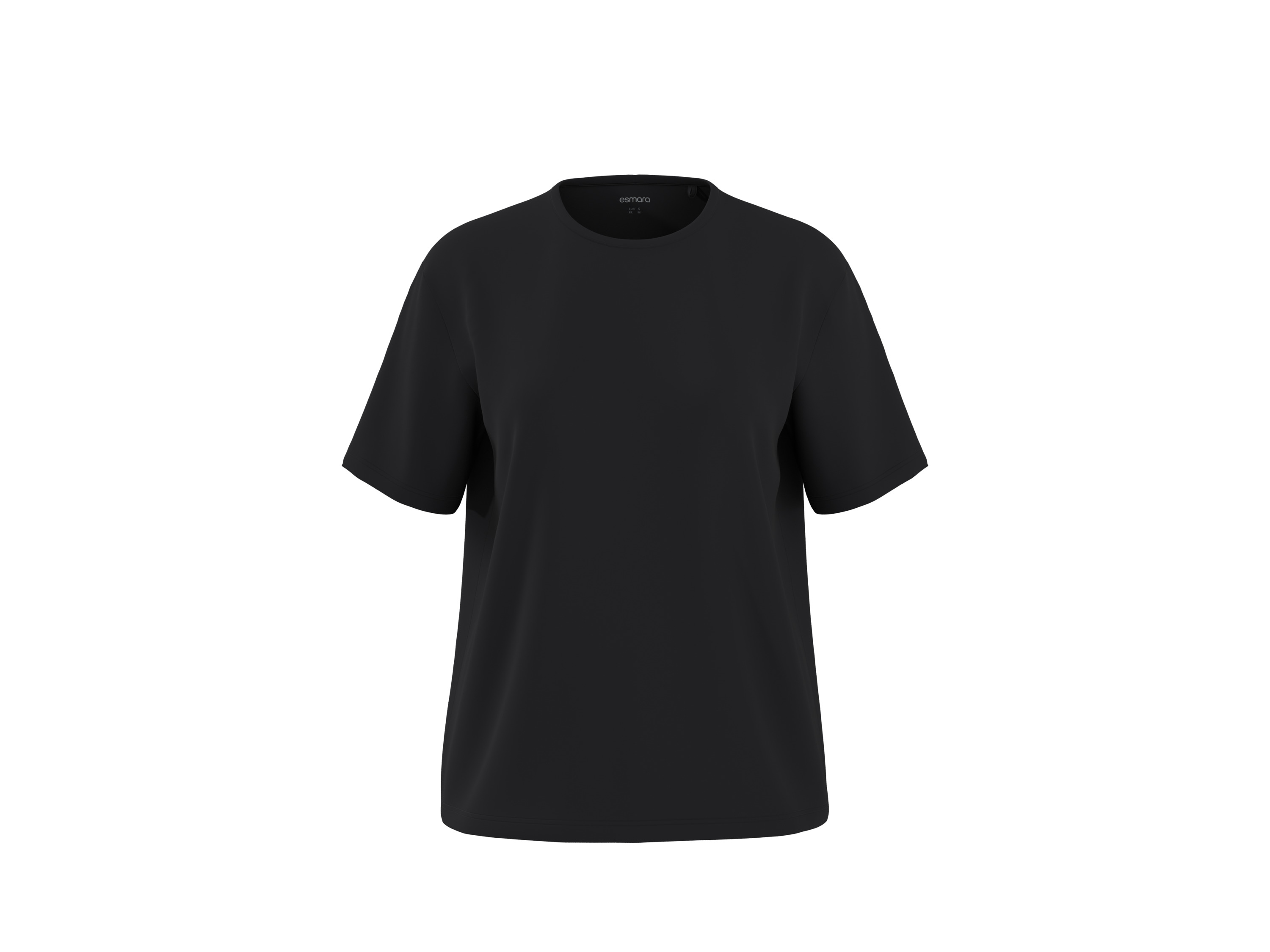 ESMARA® Dámske tričko (čierna, XS (32/34))