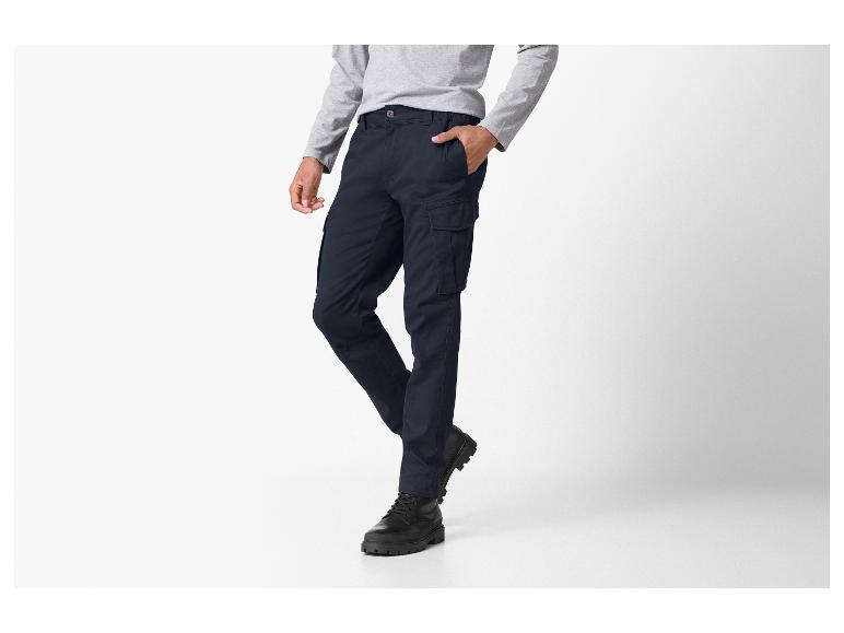 esmara Men Pánske cargo nohavice Premium (navy modrá, XL (56/58))