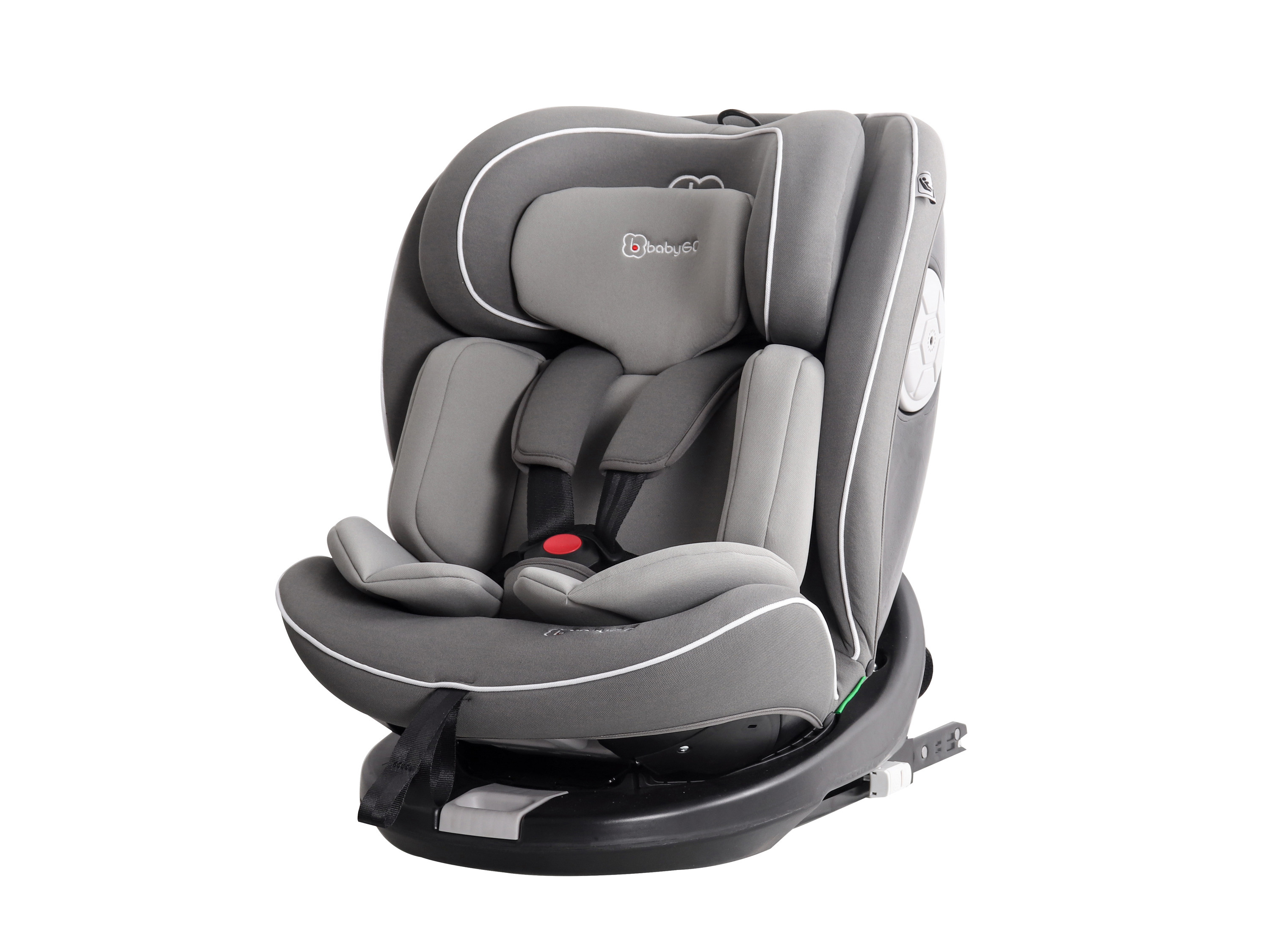 BabyGO Detská autosedačka Nova , Sk. 0+ – III, 0 – 36 kg  (sivá)